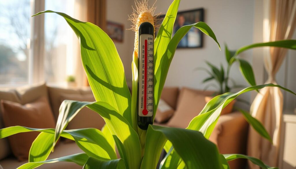 corn plant temperature requirements