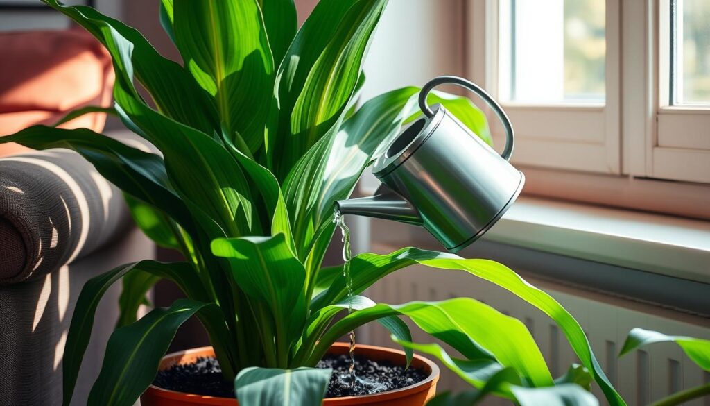 corn plant watering