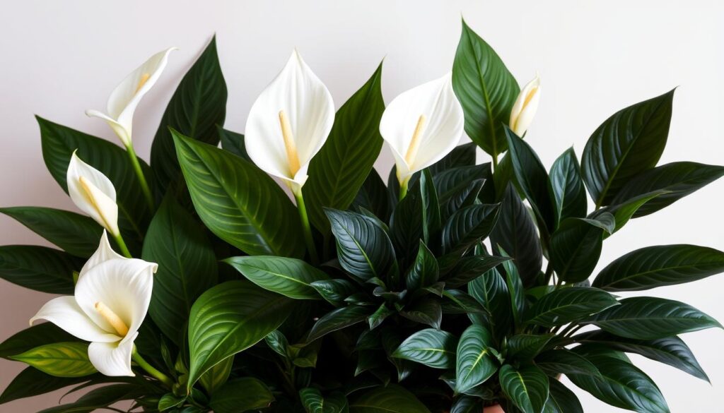 different types of peace lilies