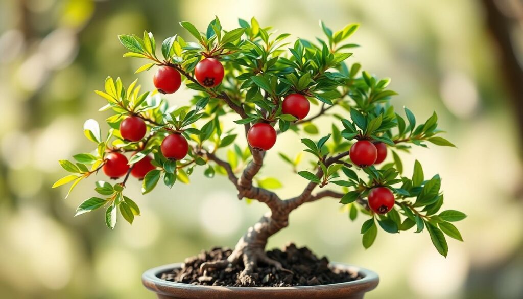 dwarf pomegranate bonsai tree