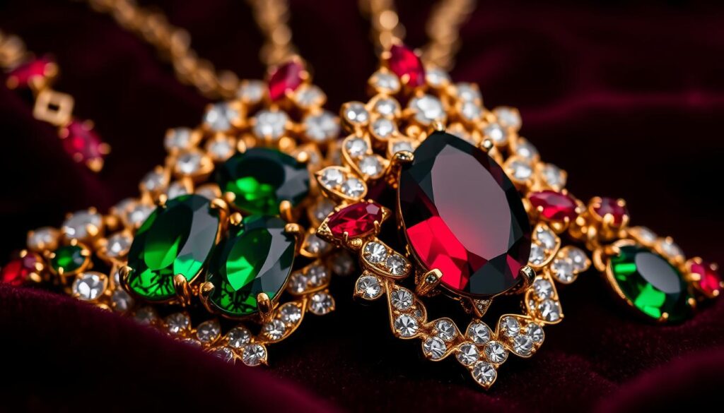 emerald red jewelry