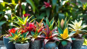 growing bromeliads in pots