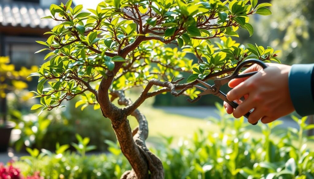 hawaiian umbrella bonsai pruning