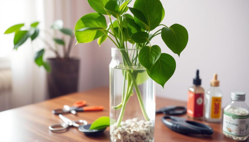 how to grow pothos in water