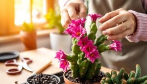 how to prune a christmas cactus