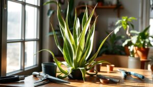 how to prune a snake plant