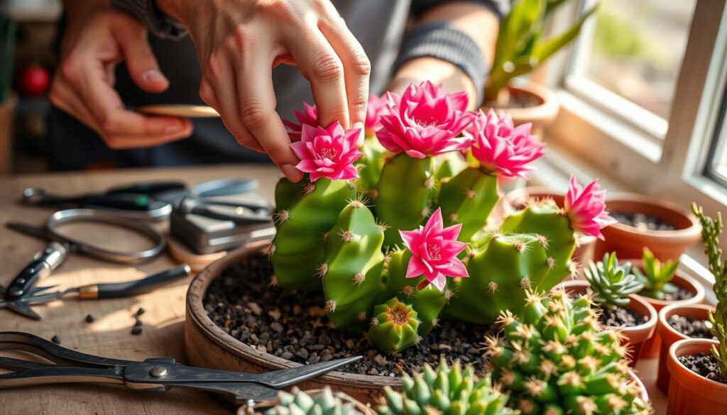 how to prune christmas cactus