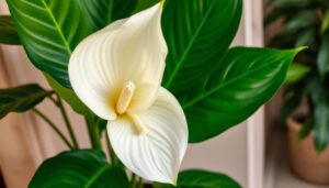 how to trim a peace lily