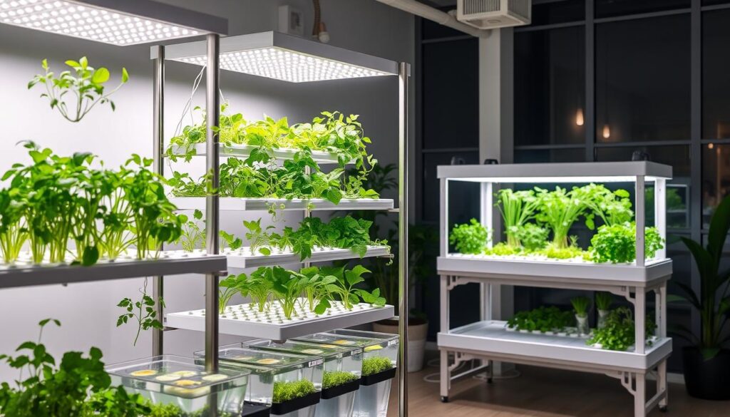 hydroponic system setup