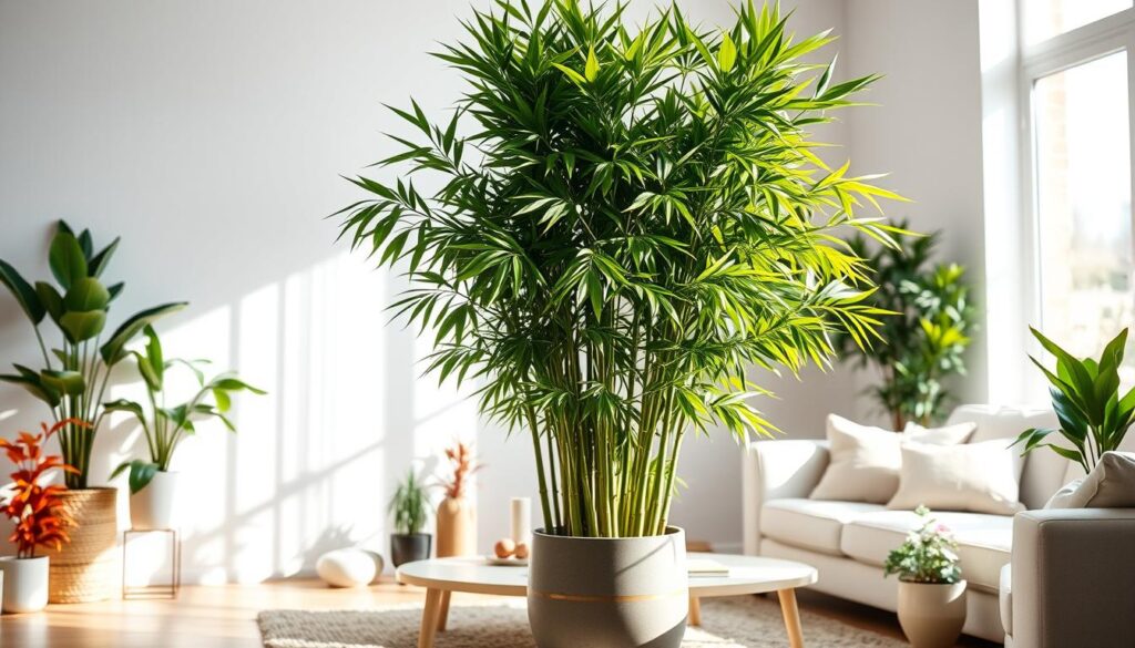 indoor bamboo plant