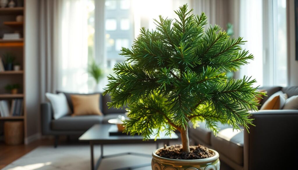 indoor evergreen tree