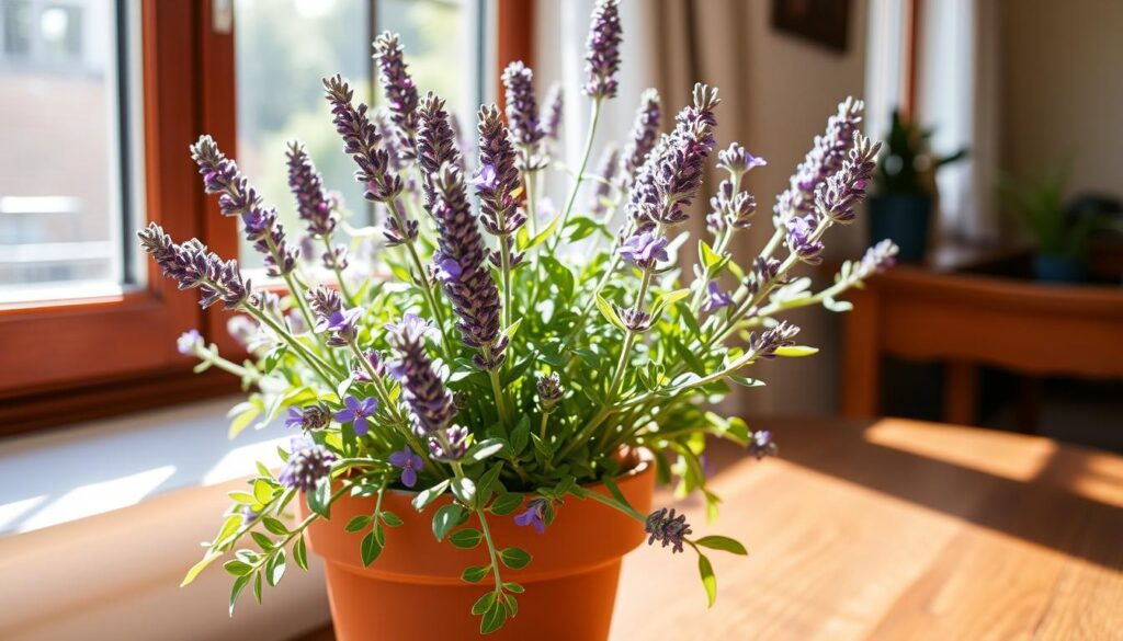 indoor lavender plant