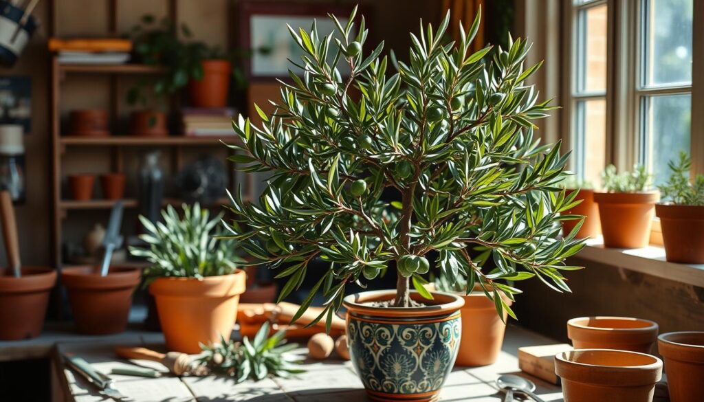 indoor olive tree care