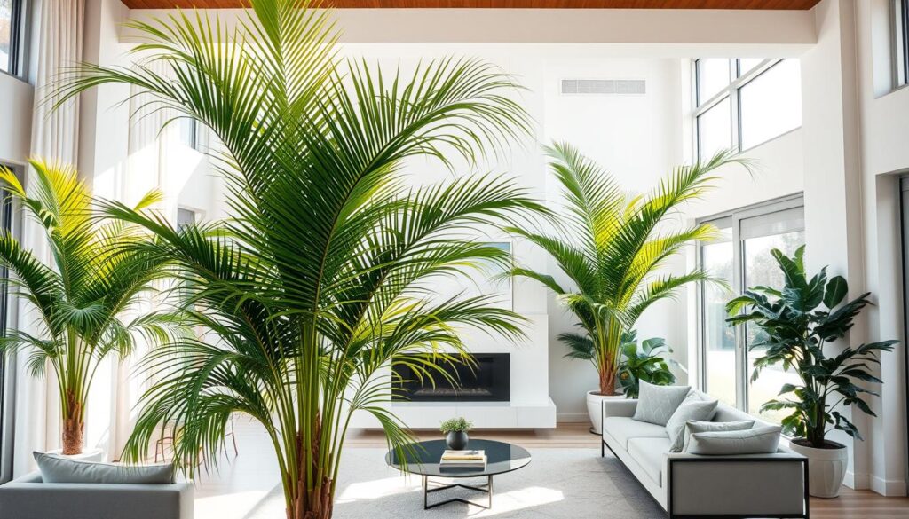 indoor palm trees