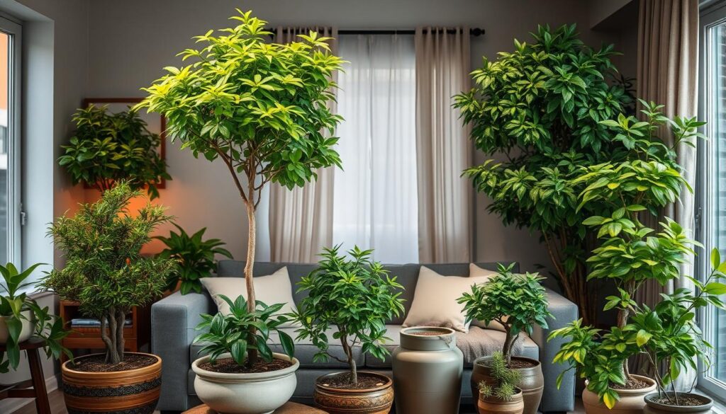 indoor trees that don't need sun