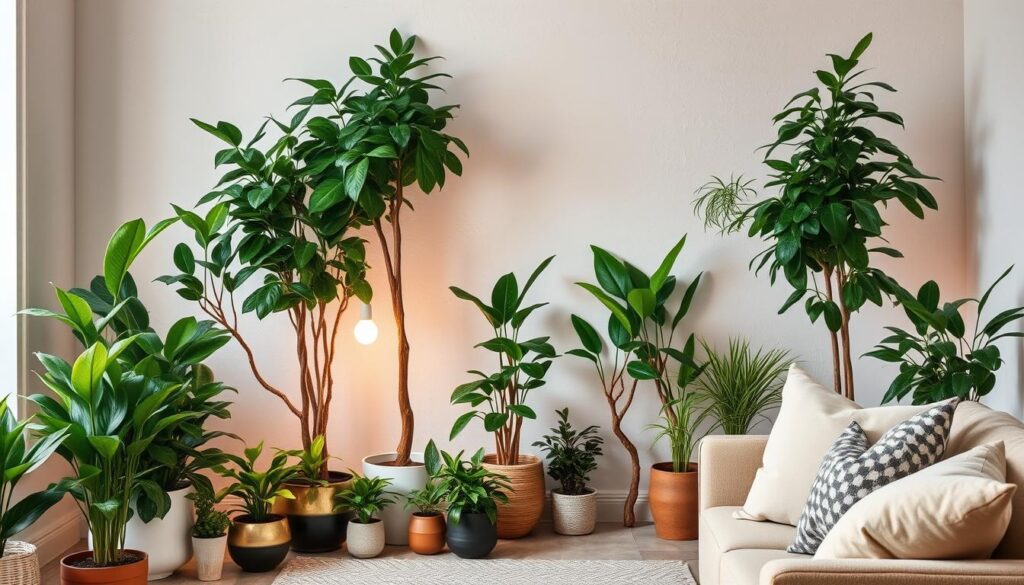 indoor trees that don't need sun