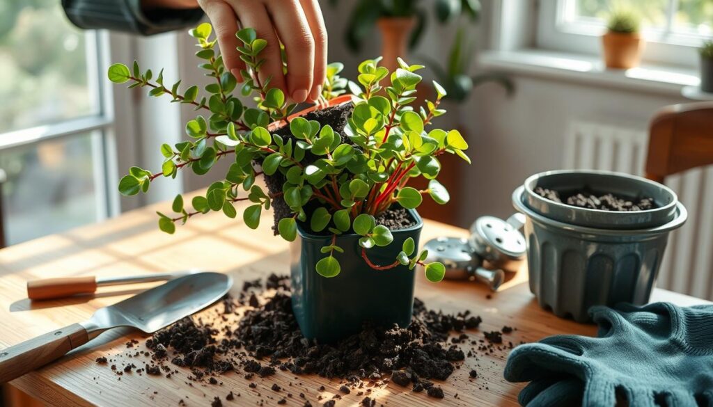 jade plant repotting