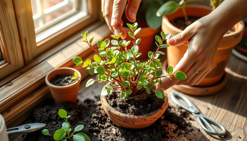 jade plant repotting