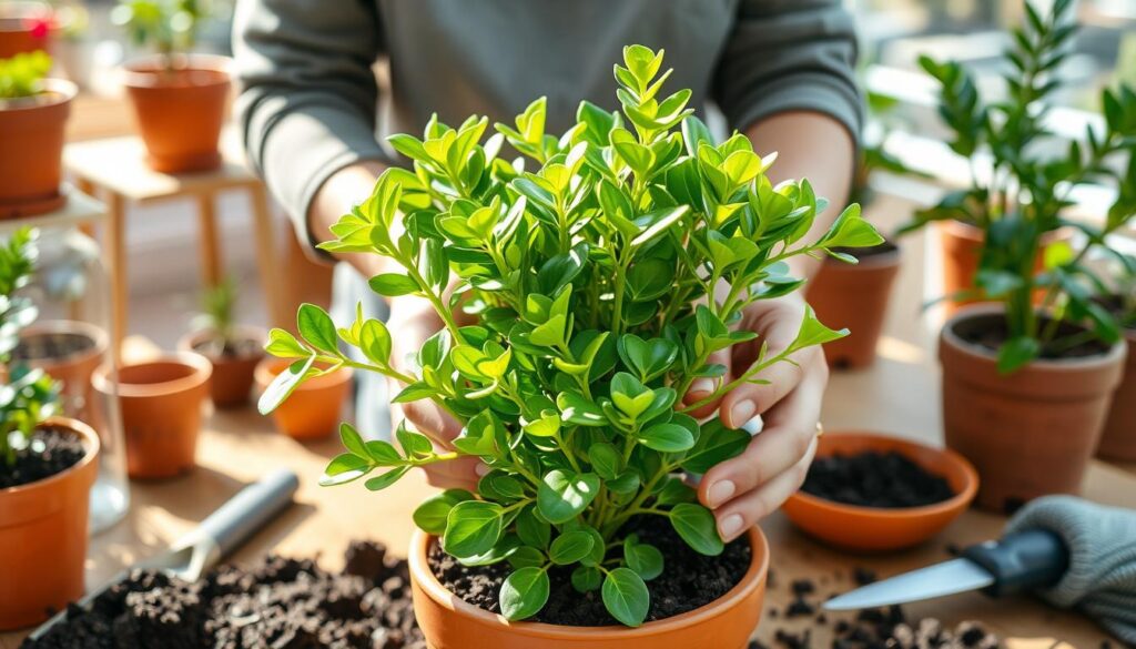 jade plant repotting