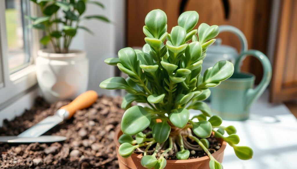 jade plant repotting