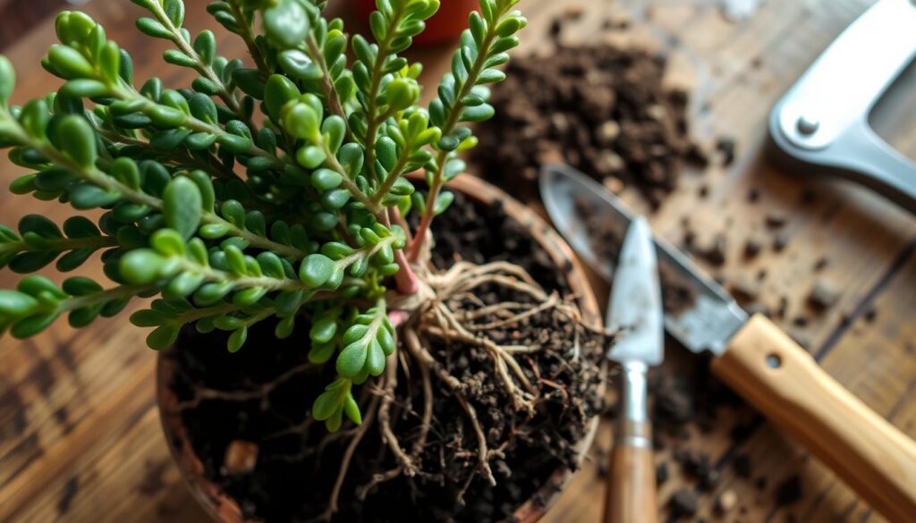 jade plant repotting