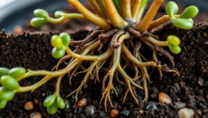 jade plant root system