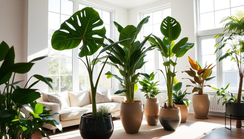 large houseplants as home decor