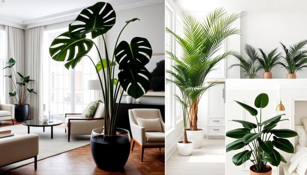 large houseplants for different interiors