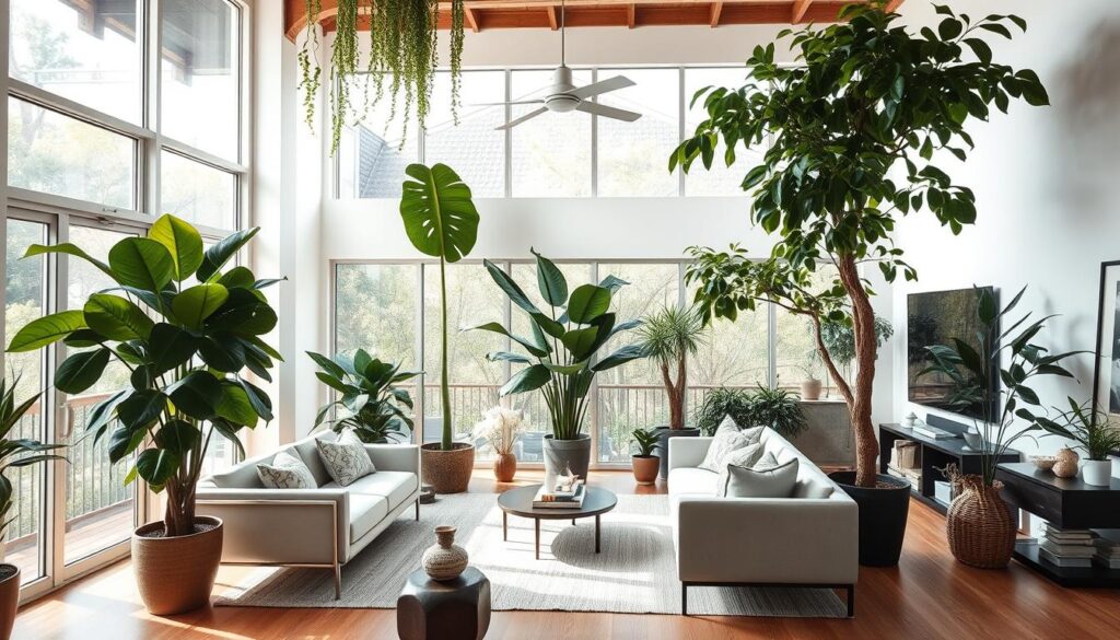 large indoor trees