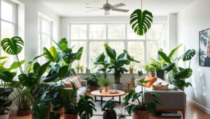 large leaf plants indoor