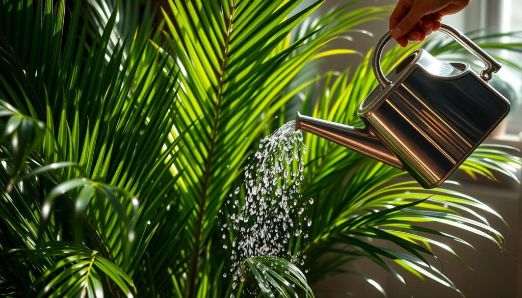 majesty palm watering