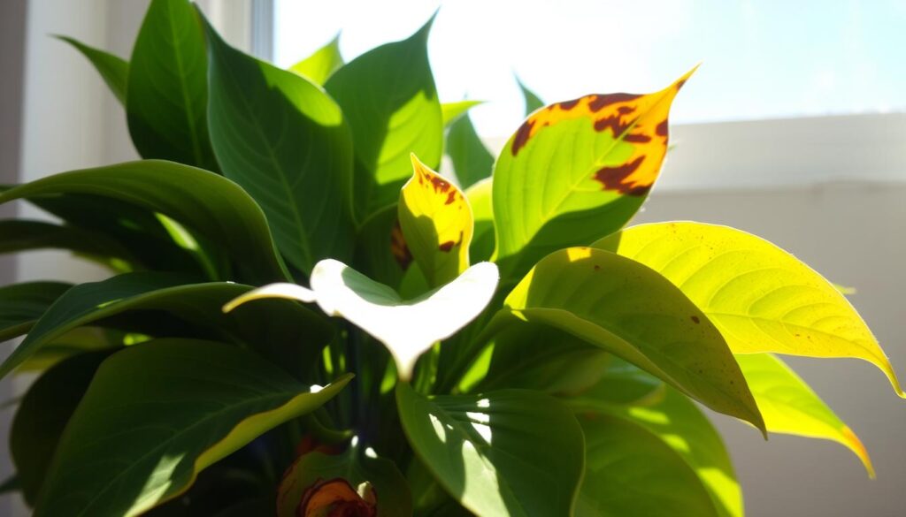 money plant bright light exposure