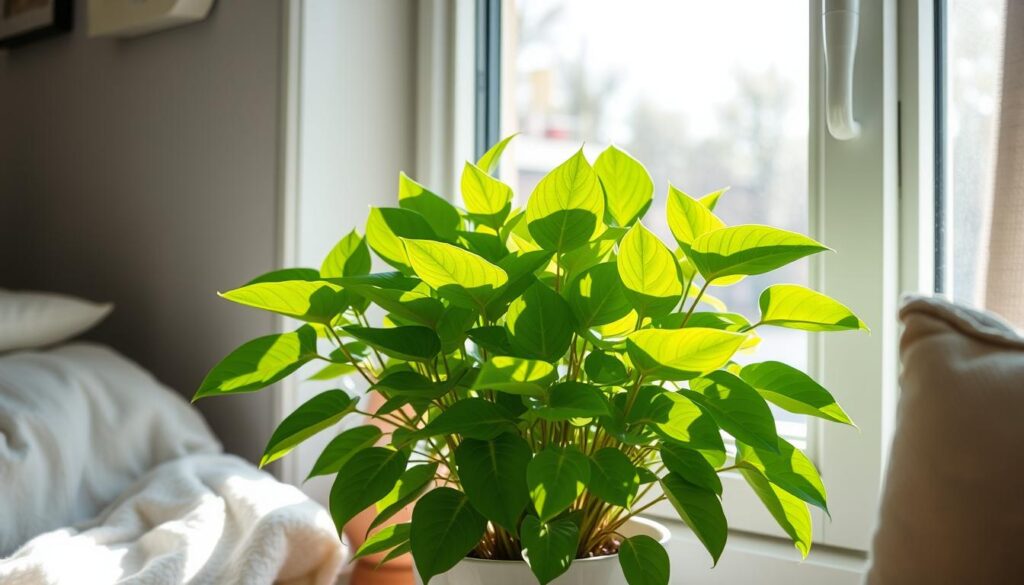 money plant bright light exposure