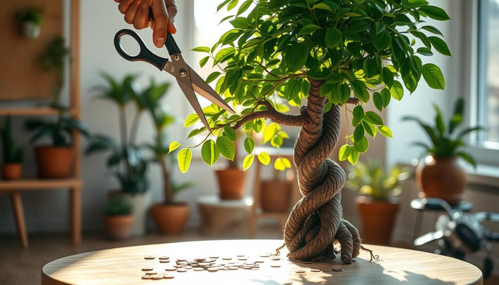 money tree pruning