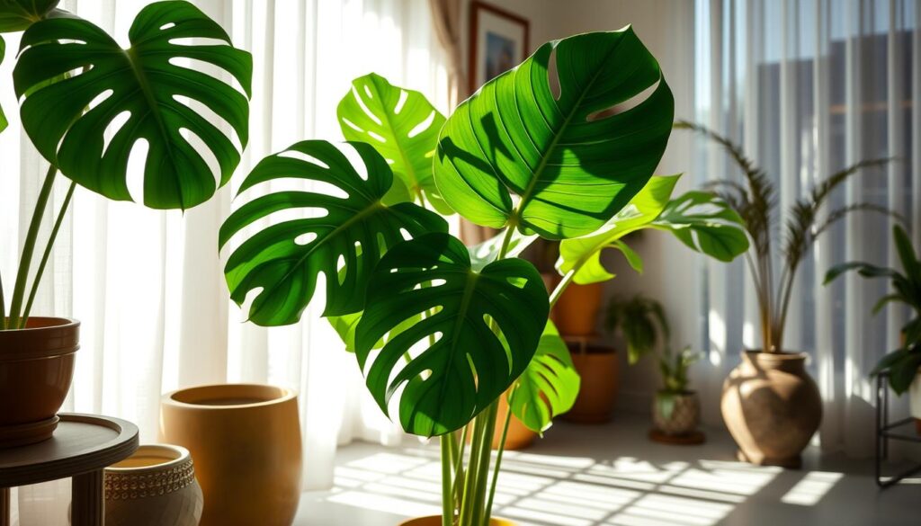 monstera bright indirect light