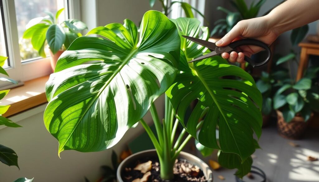 monstera pruning