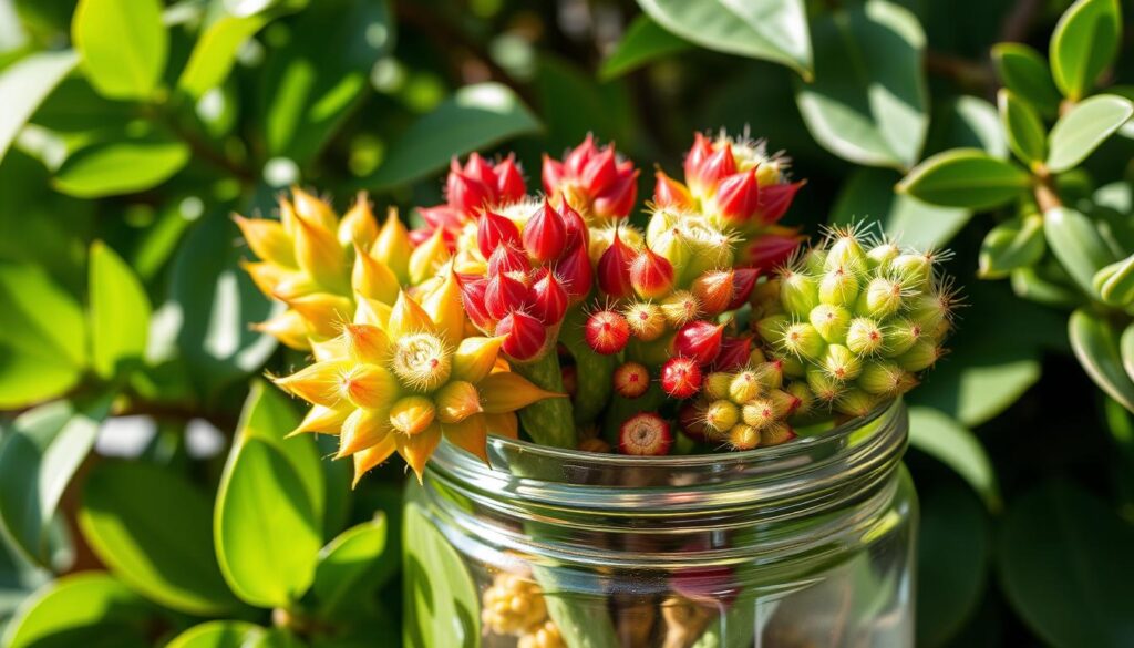 multiple christmas cactus cuttings