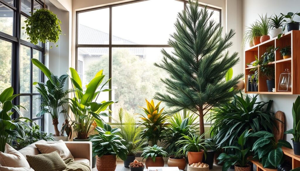 norfolk pine indoor garden