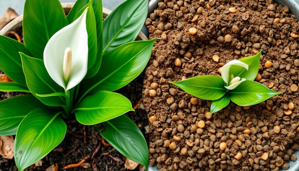 organic vs synthetic fertilizers for peace lily