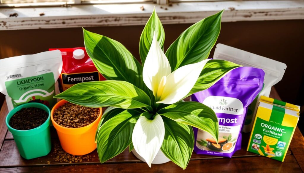 peace lily fertilizer