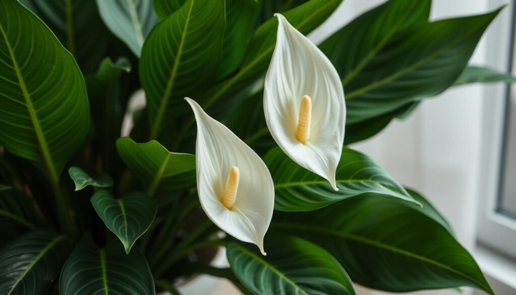 peace lily growth patterns