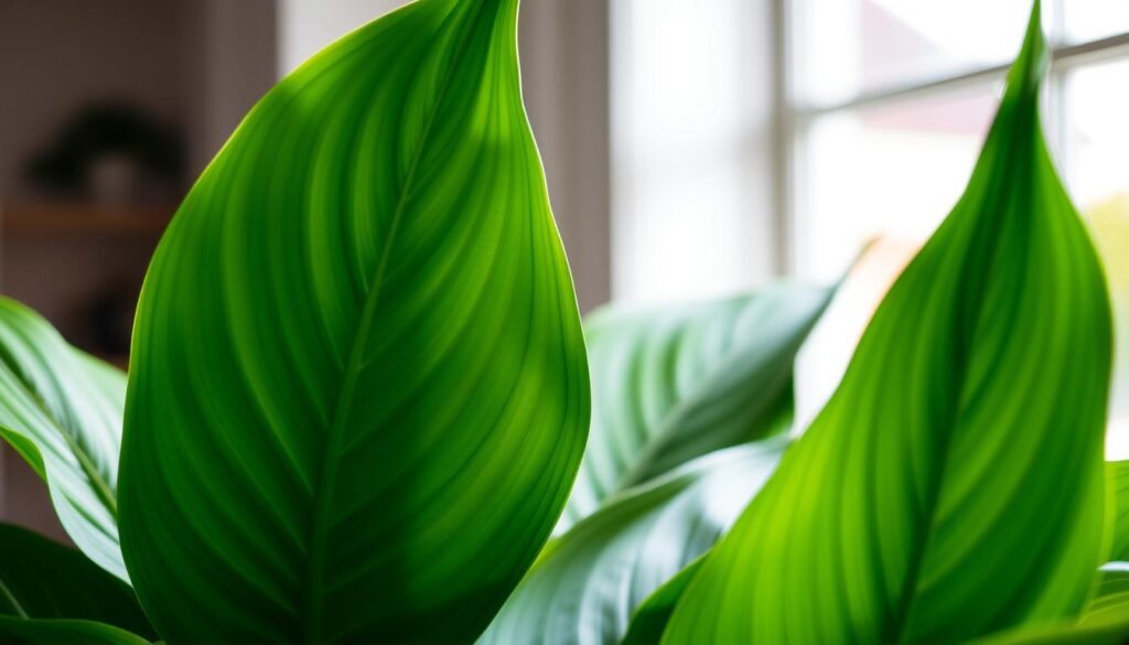 peace lily leaves