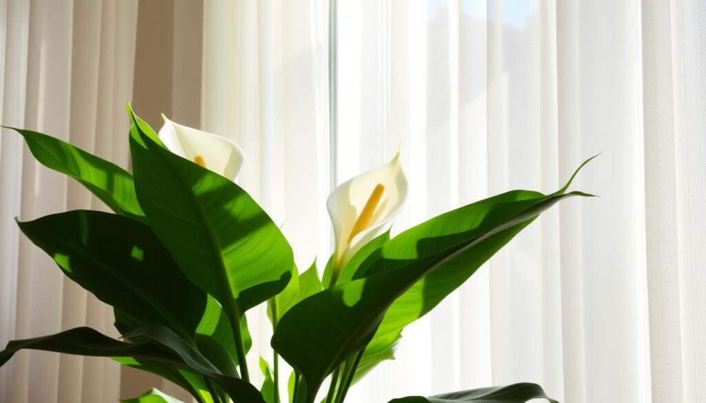 peace lily light needs