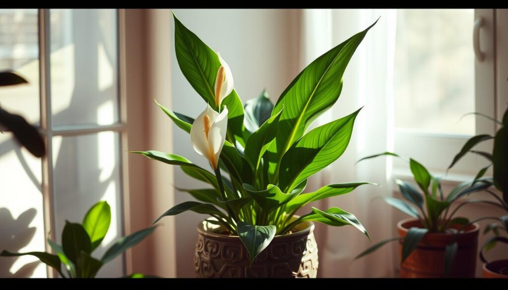 peace lily light requirements