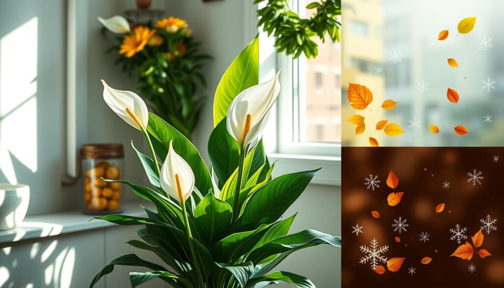 peace lily seasonal care