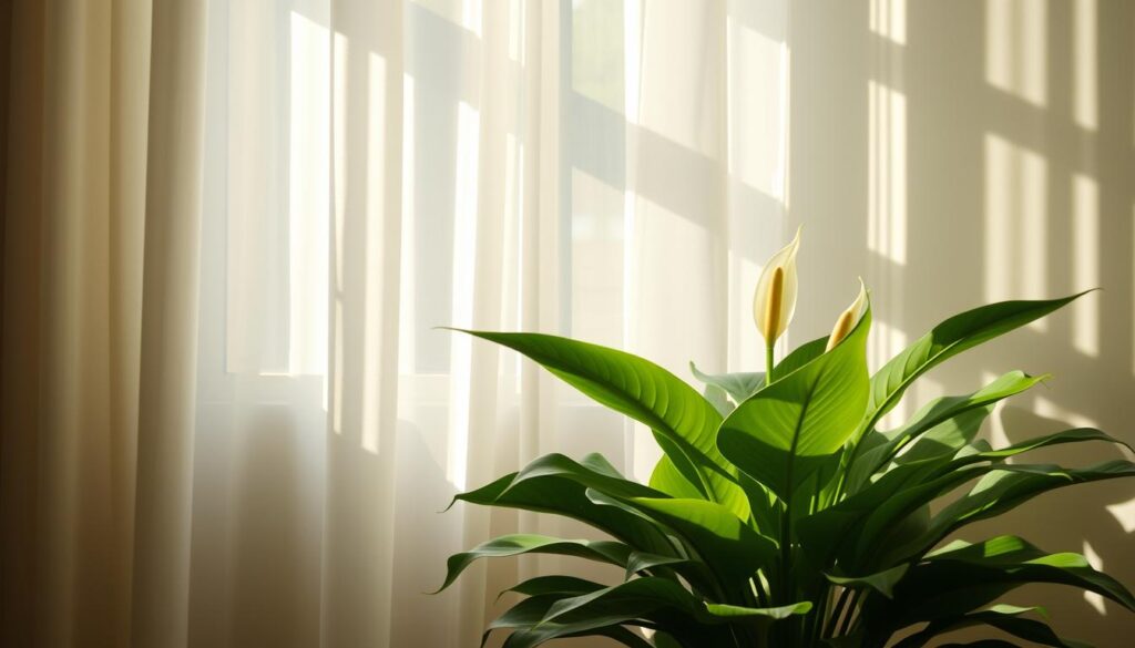 peace lily sunlight exposure