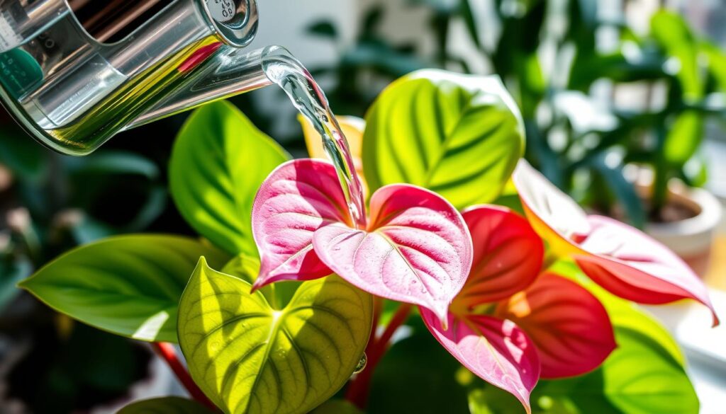 philodendron watering