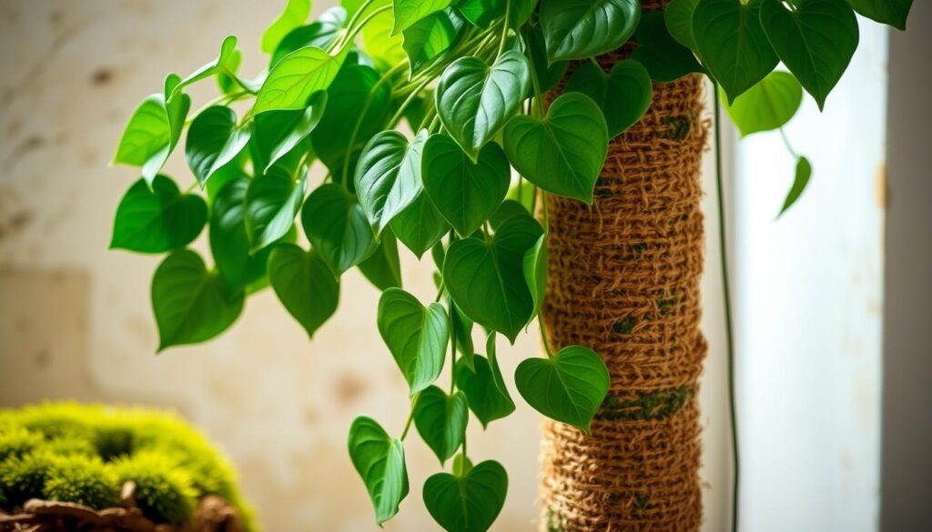 pothos moss coir pole