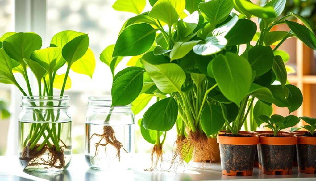 pothos plant propagation