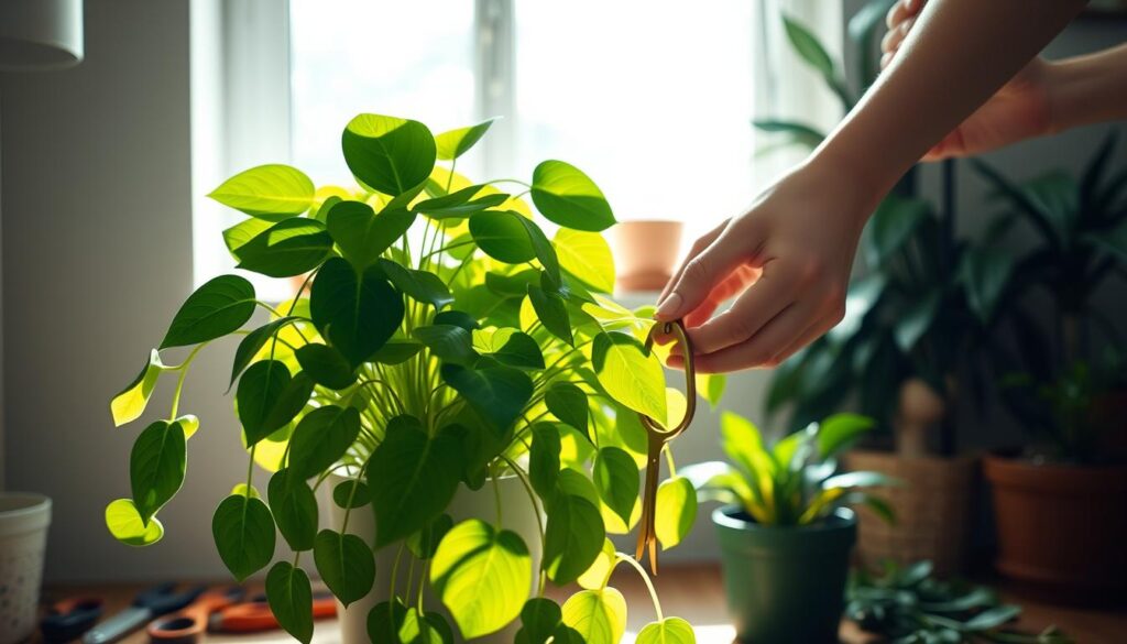 pothos plant pruning